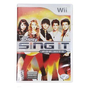 NIntendo Wii Disney Sing It Pop Hits Complete